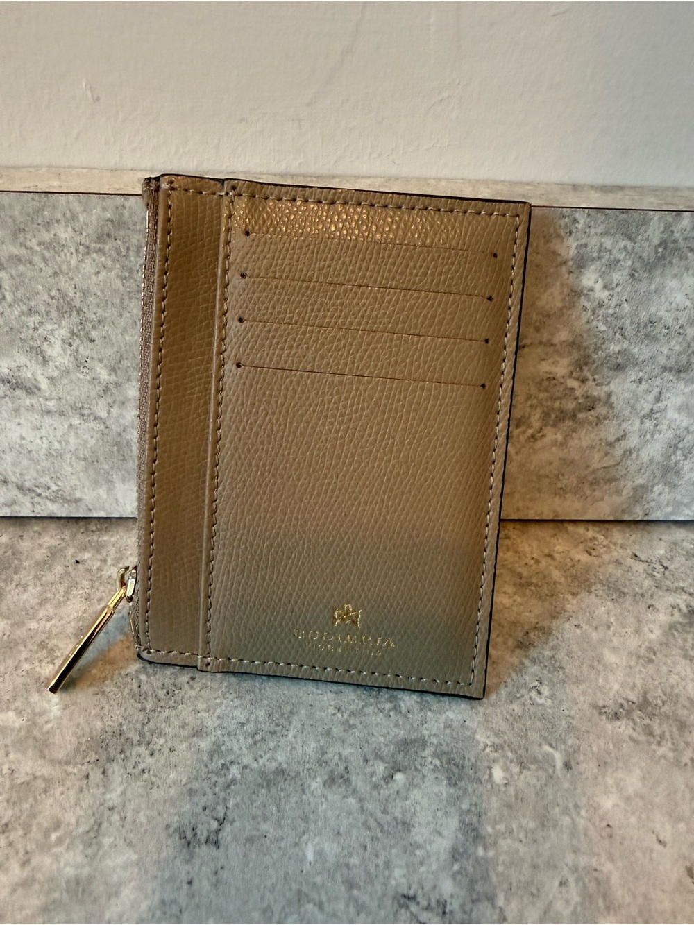 Cuoieria Velvet Portacarte Con Zip - Card Wallet